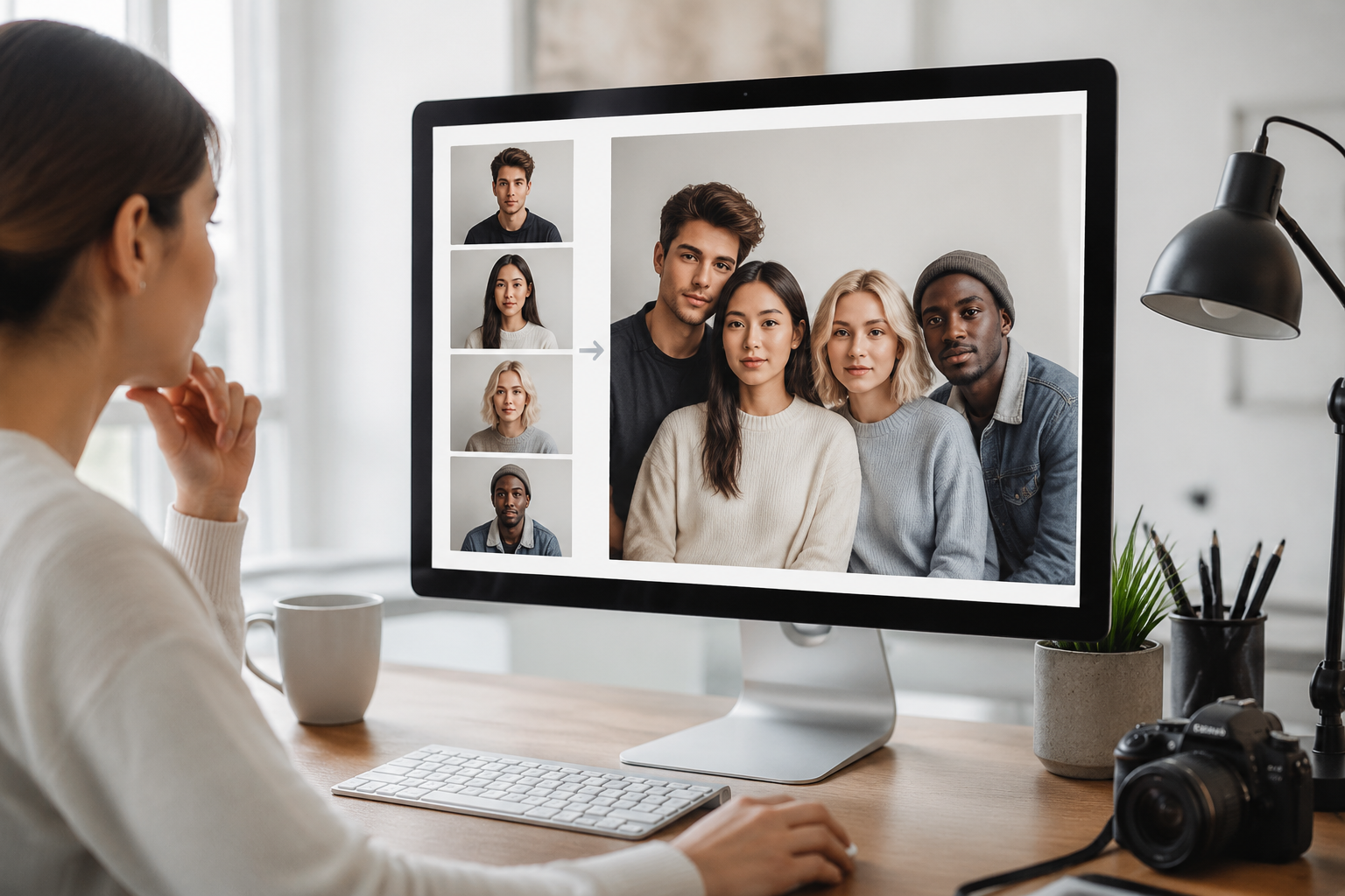 Combine Multiple Images Into One: How to Get a Natural AI Result Online