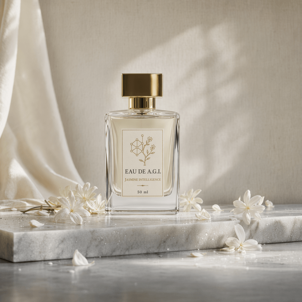 OpenAI generated botanical perfume product image